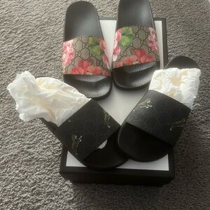 Gucci women’s slides like new I think they were worn like once